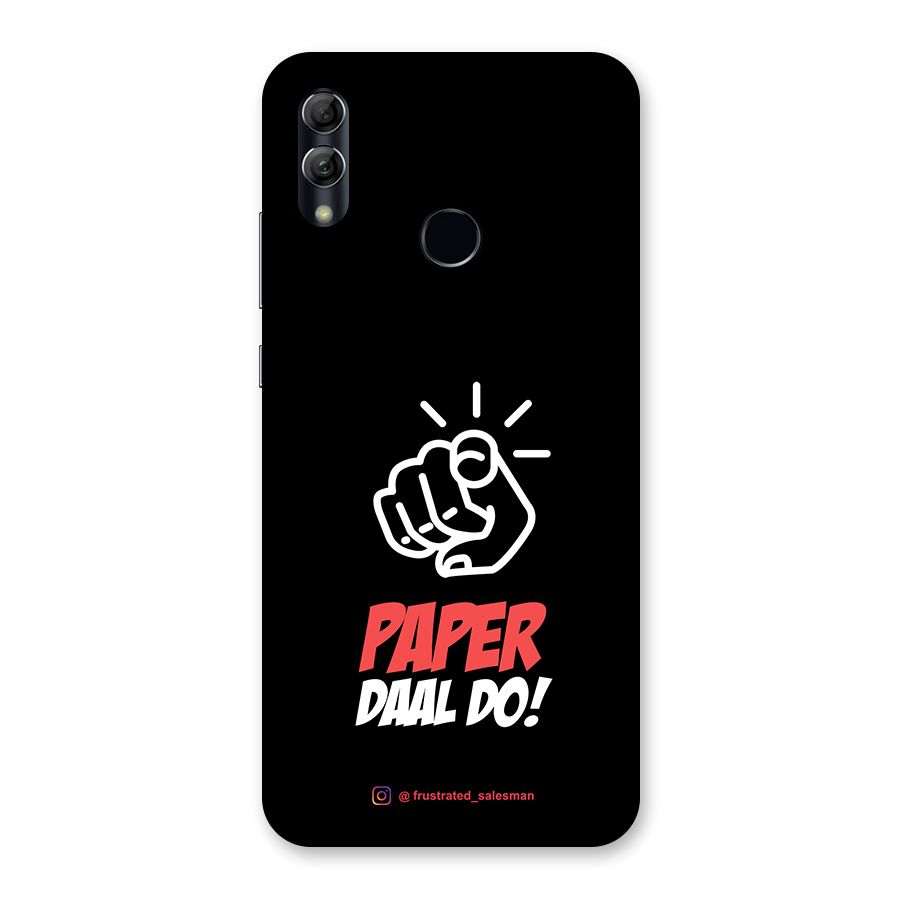 Paper Daal Do Black Back Case for Honor 10 Lite
