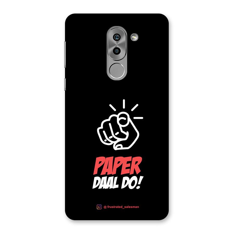 Paper Daal Do Black Back Case for Honor 6X