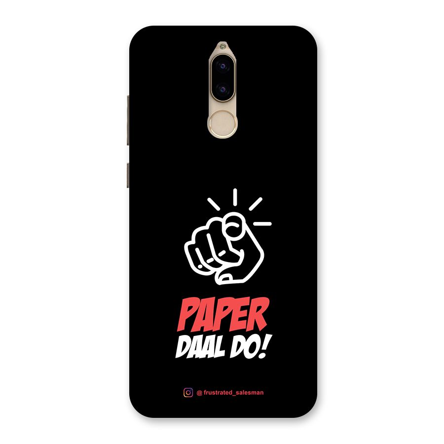 Paper Daal Do Black Back Case for Honor 9i