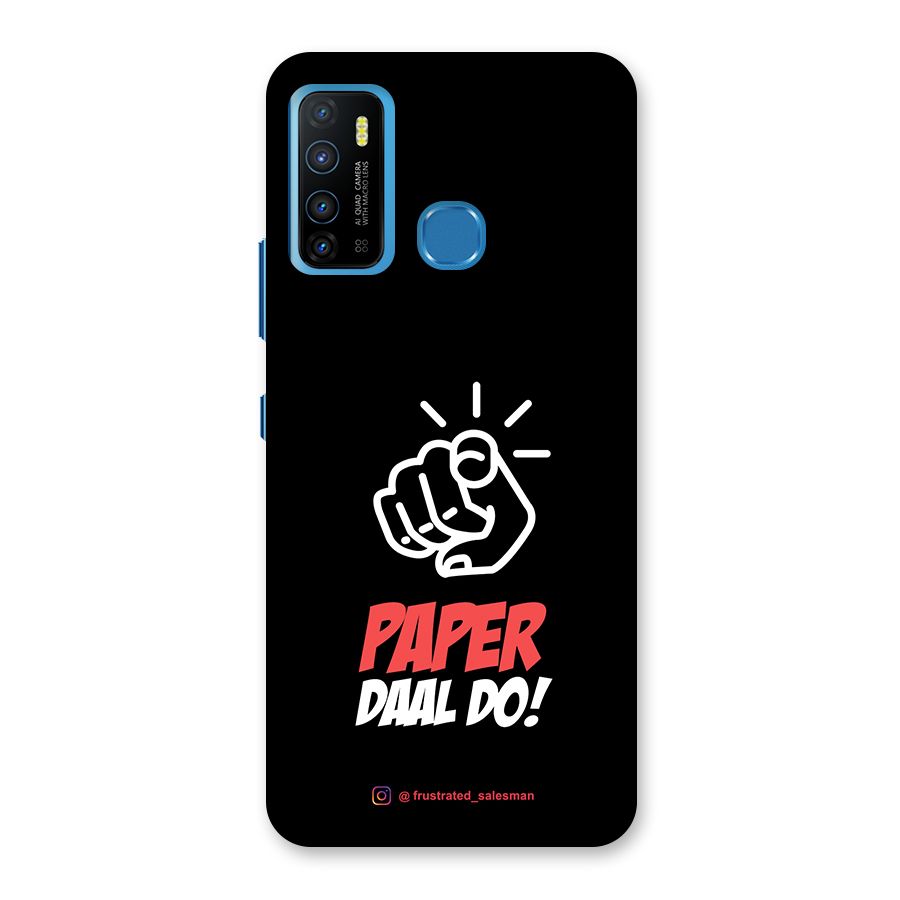 Paper Daal Do Black Back Case for Infinix Hot 9