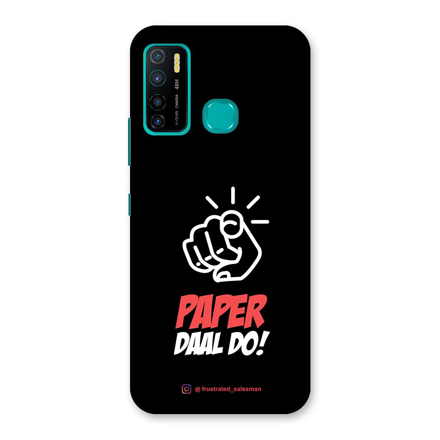 Paper Daal Do Black Back Case for Infinix Hot 9 Pro