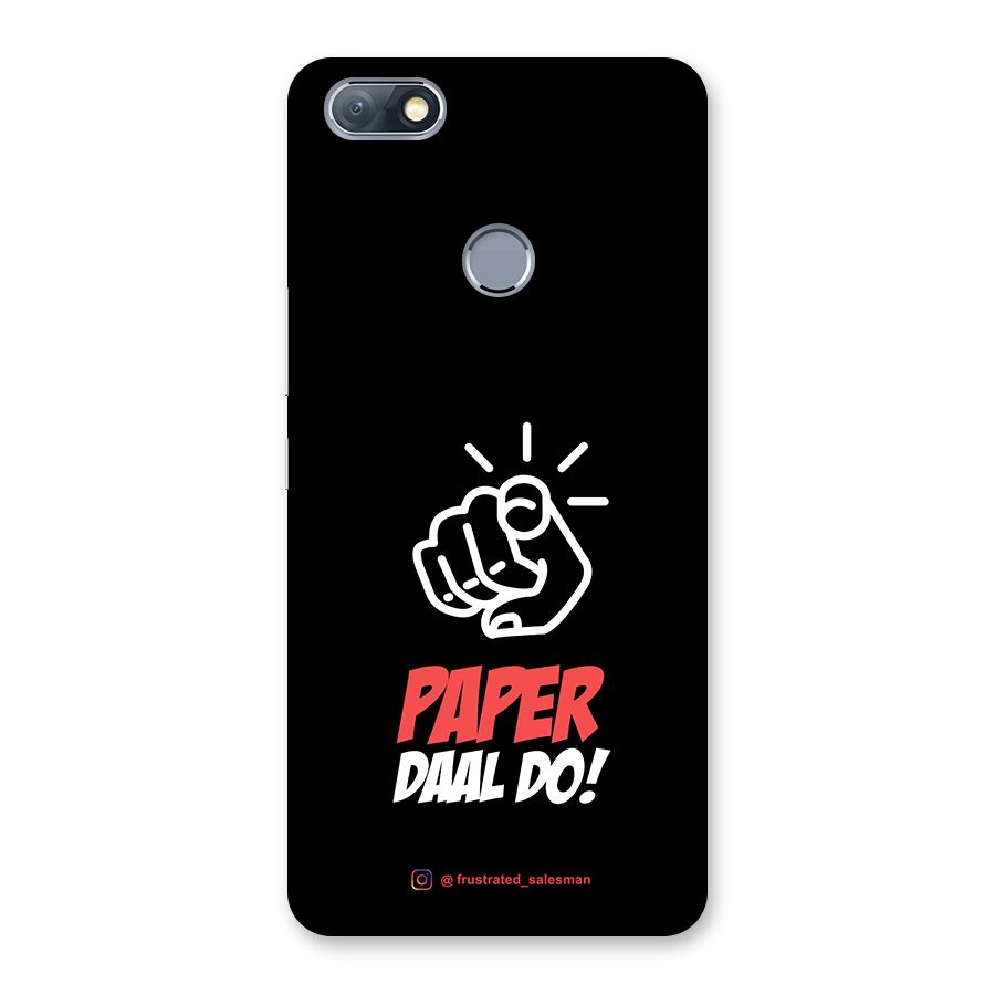 Paper Daal Do Black Back Case for Infinix Note 5
