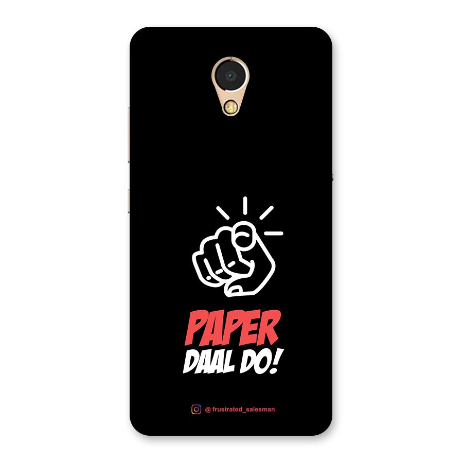 Paper Daal Do Black Back Case for Lenovo P2