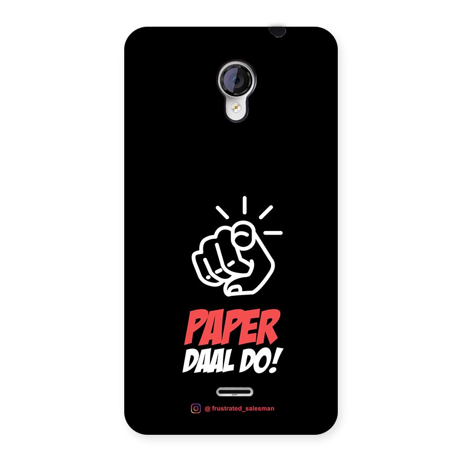 Paper Daal Do Black Back Case for Micromax Unite 2 A106