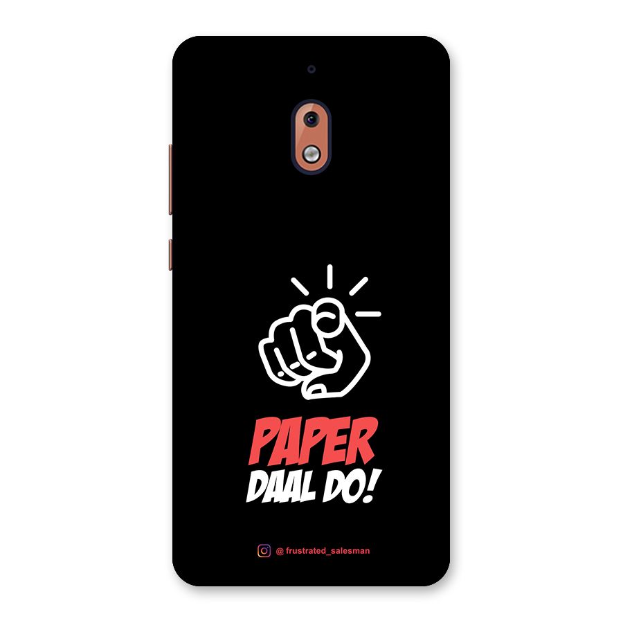 Paper Daal Do Black Back Case for Nokia 2.1