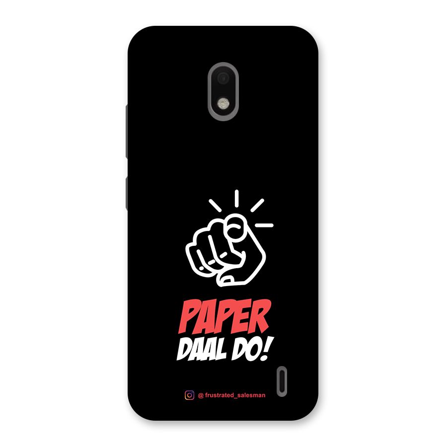 Paper Daal Do Black Back Case for Nokia 2.2