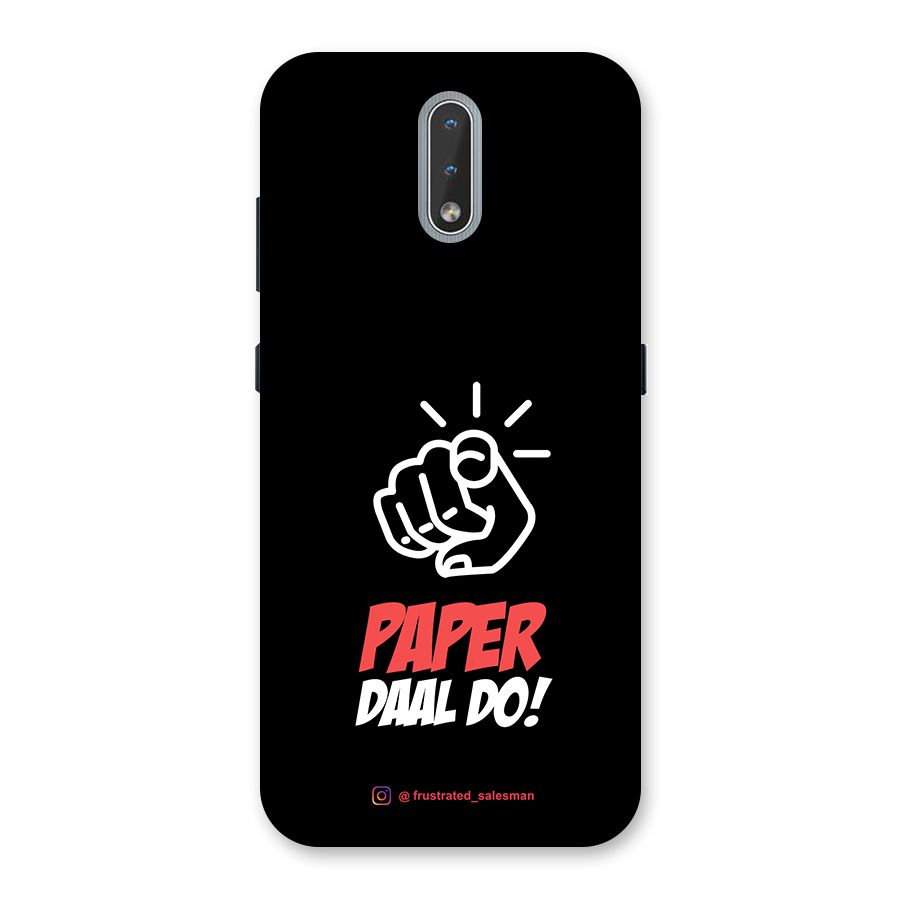 Paper Daal Do Black Back Case for Nokia 2.3