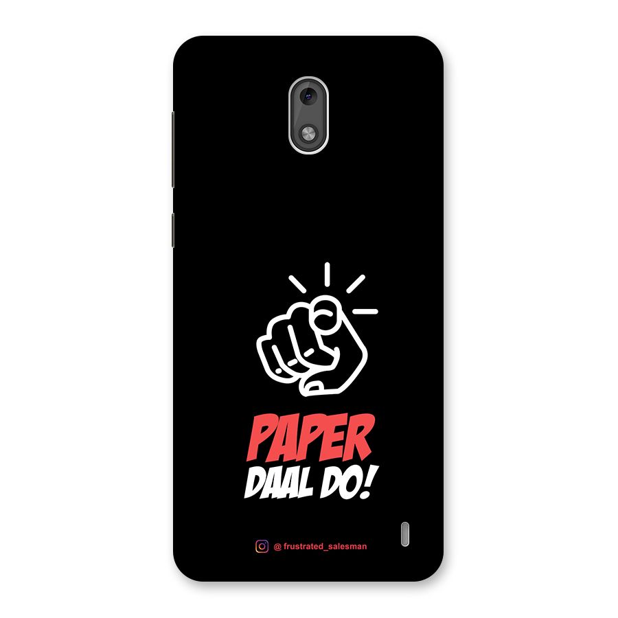 Paper Daal Do Black Back Case for Nokia 2