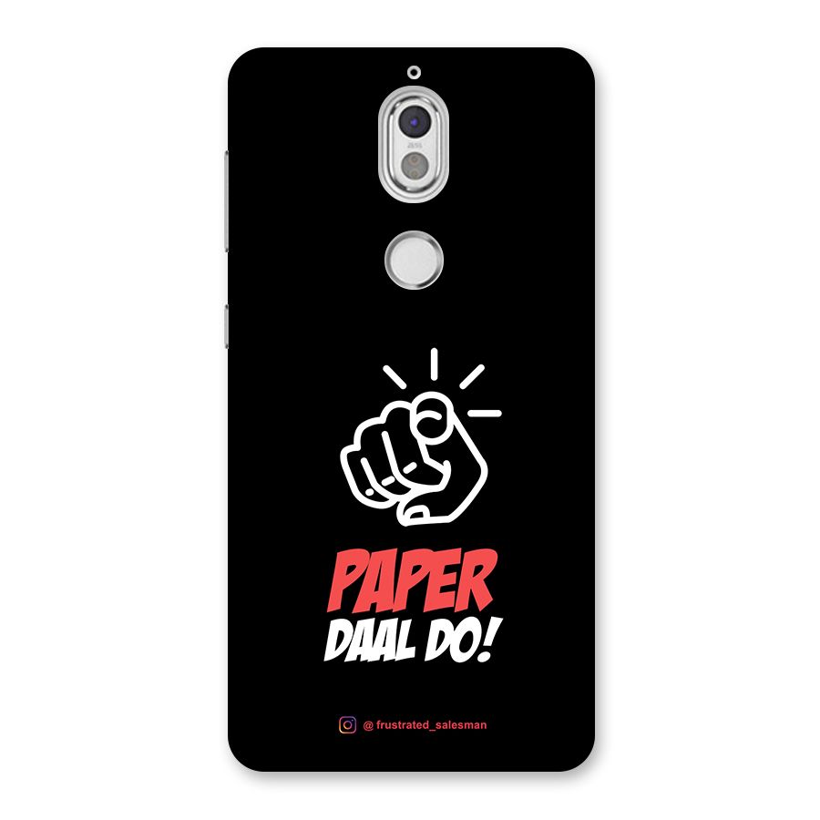 Paper Daal Do Black Back Case for Nokia 7
