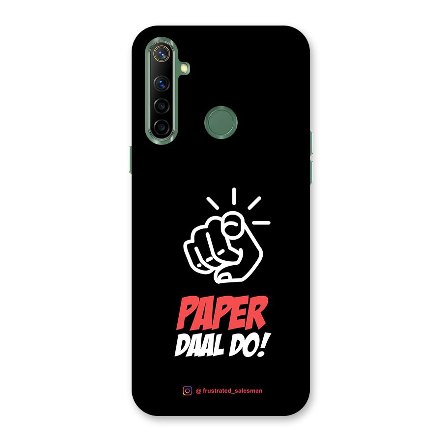 Paper Daal Do Black Back Case for Realme Narzo 10