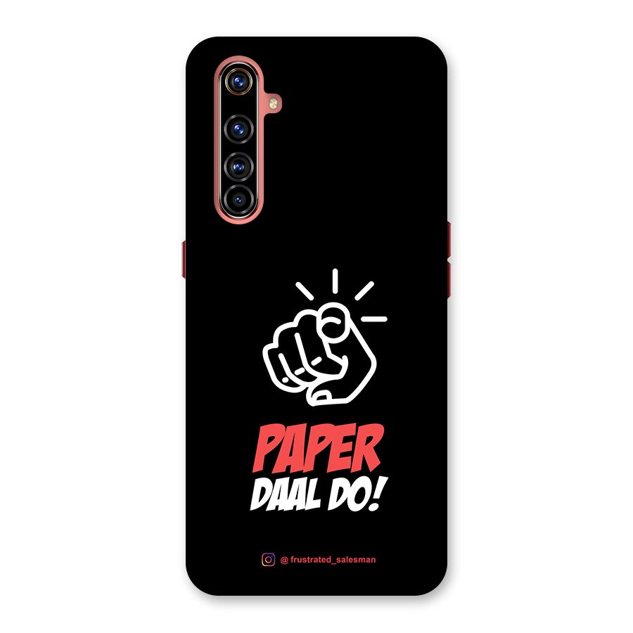 Paper Daal Do Black Back Case for Realme X50 Pro