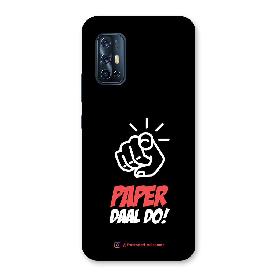 Paper Daal Do Black Back Case for Vivo V17