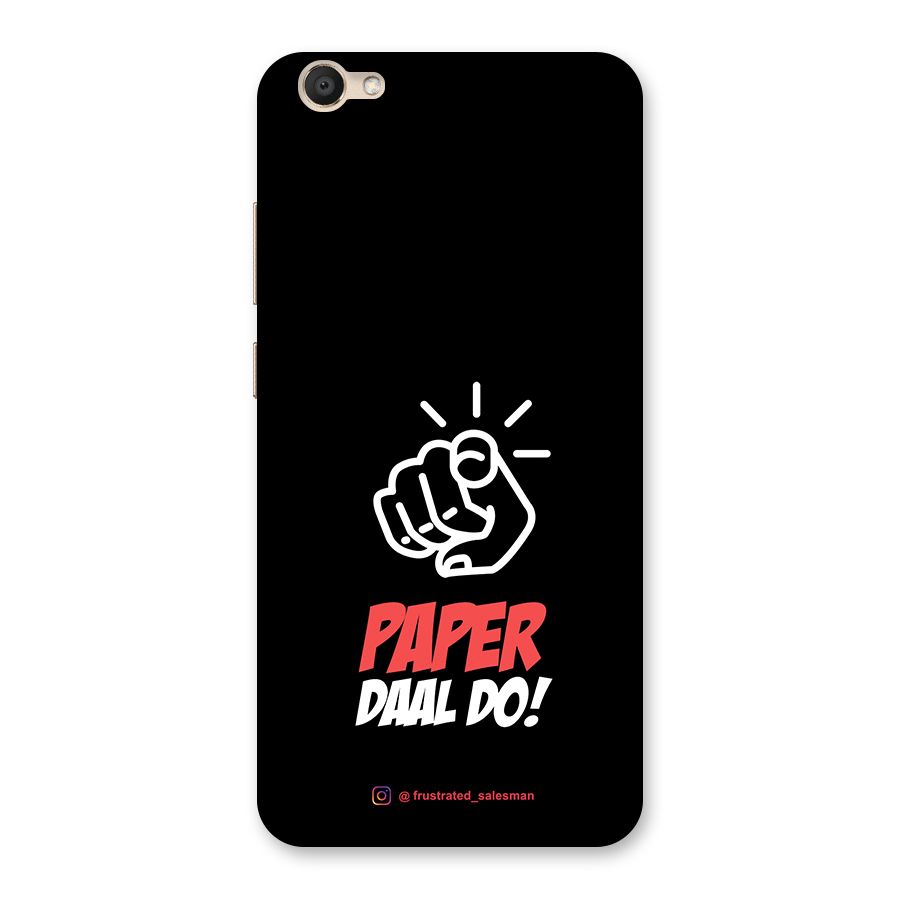 Paper Daal Do Black Back Case for Vivo V5