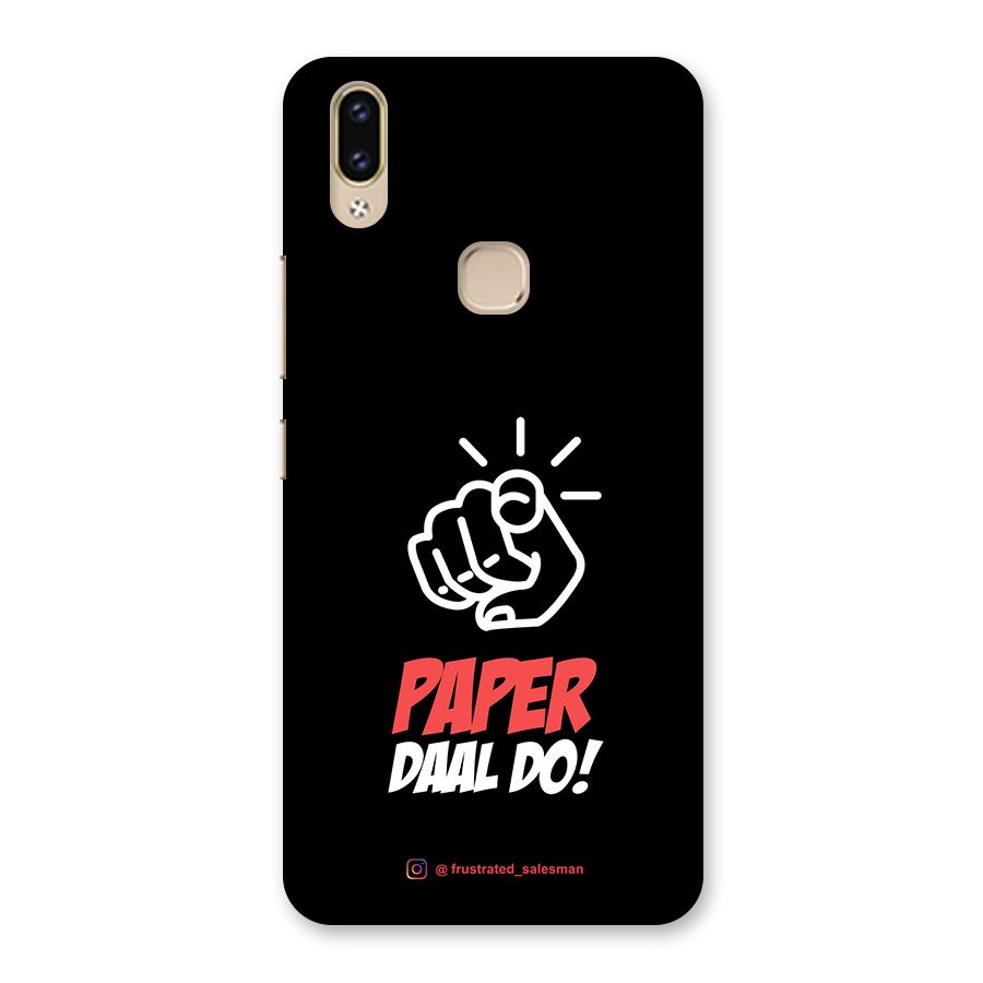 Paper Daal Do Black Back Case for Vivo V9 Youth