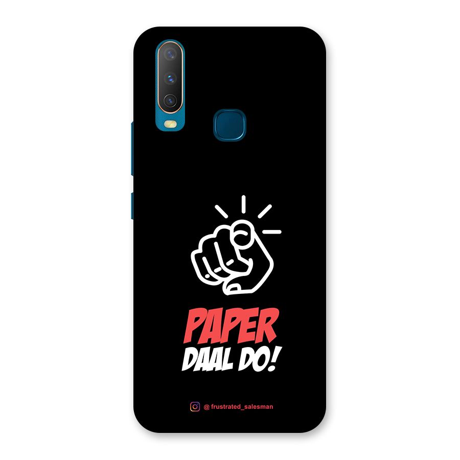 Paper Daal Do Black Back Case for Vivo Y11
