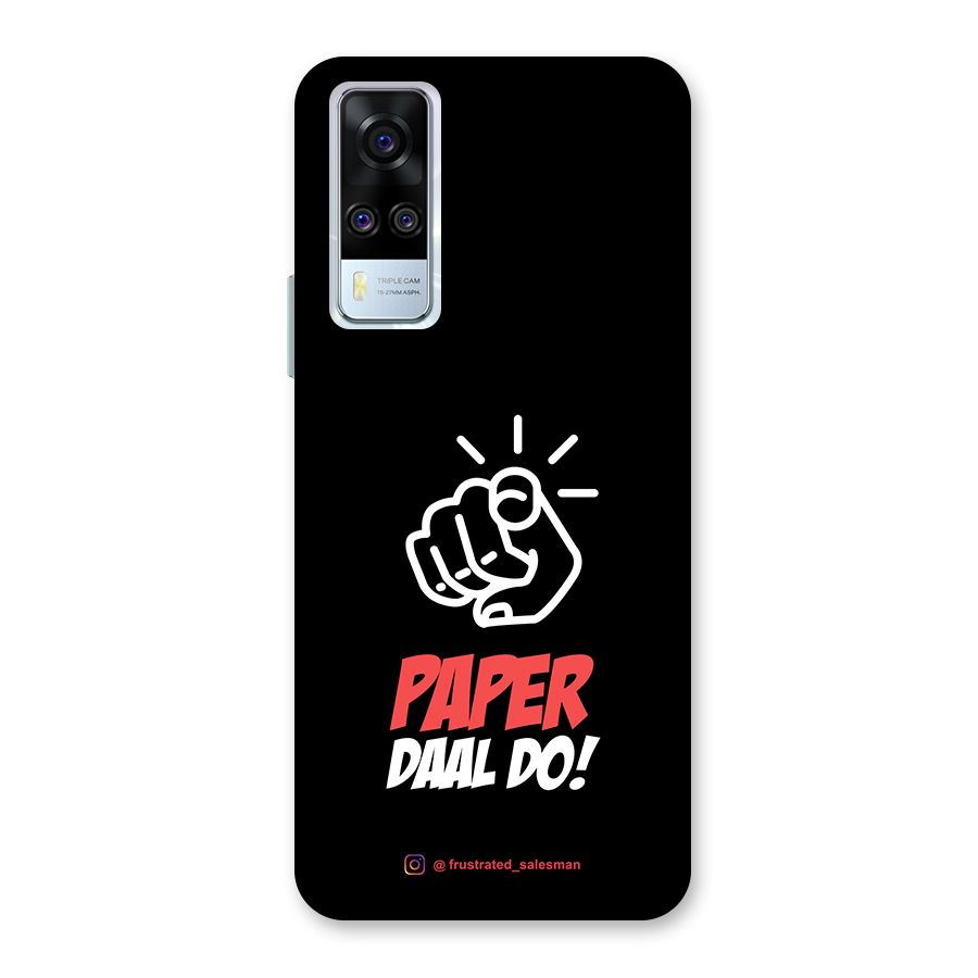 Paper Daal Do Black Back Case for Vivo Y31