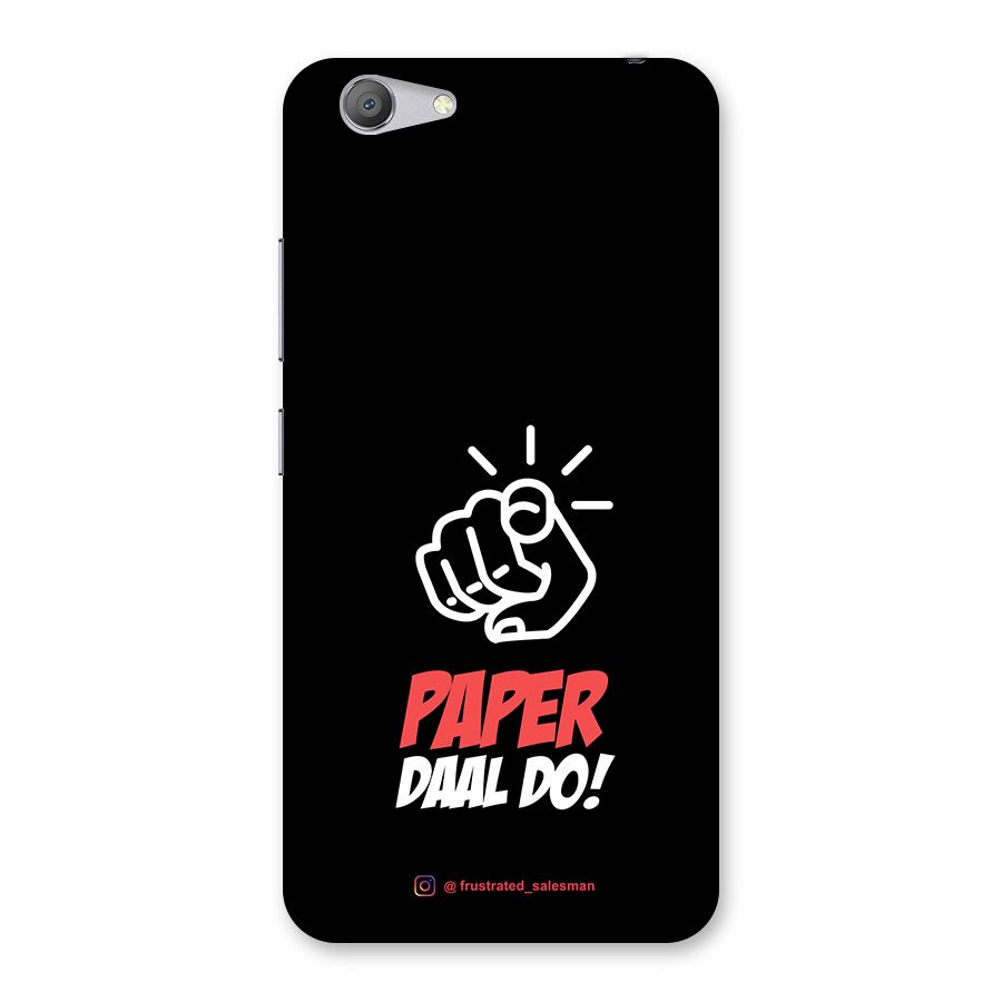 Paper Daal Do Black Back Case for Vivo Y53
