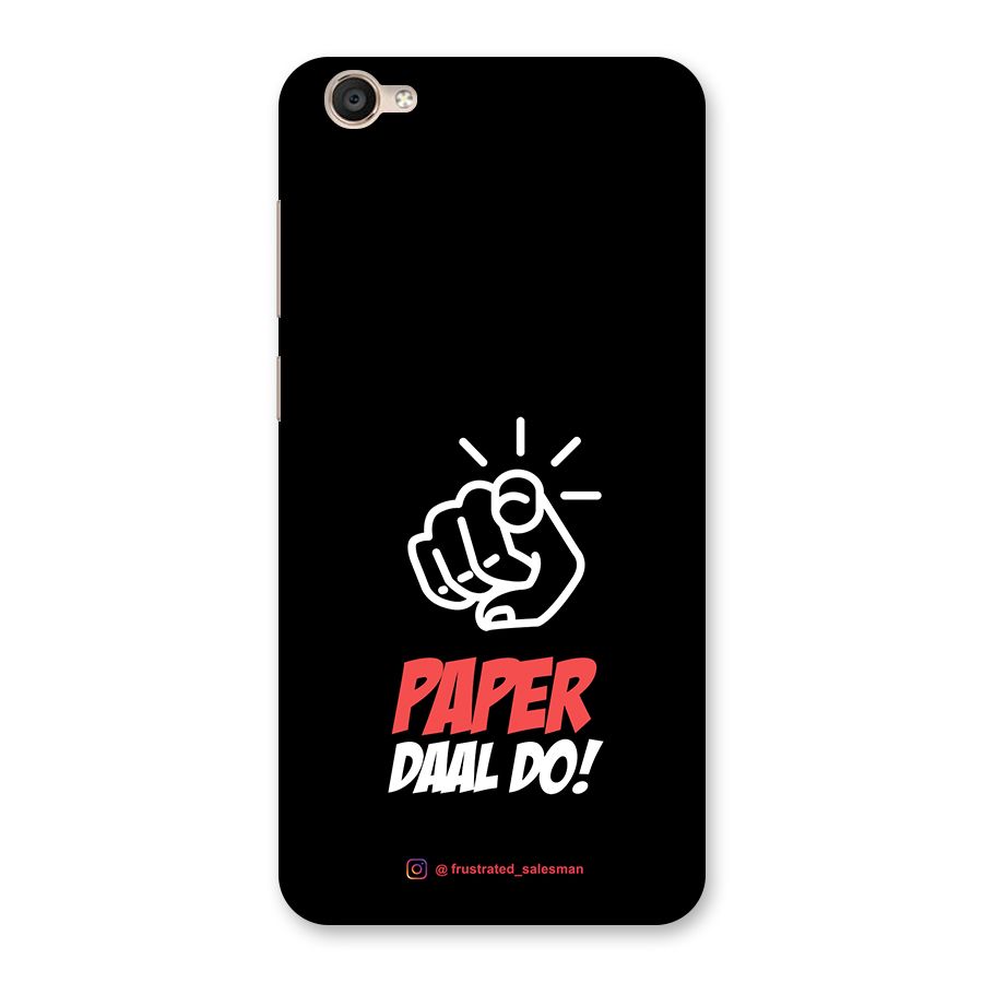 Paper Daal Do Black Back Case for Vivo Y55