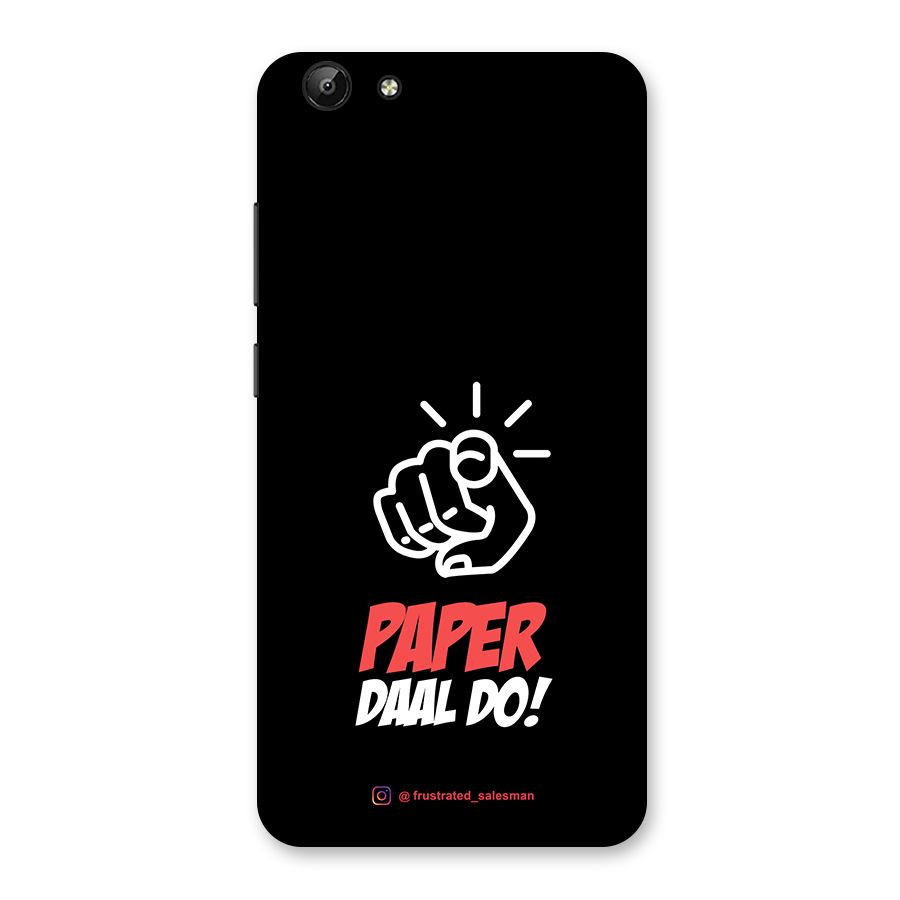 Paper Daal Do Black Back Case for Vivo Y69