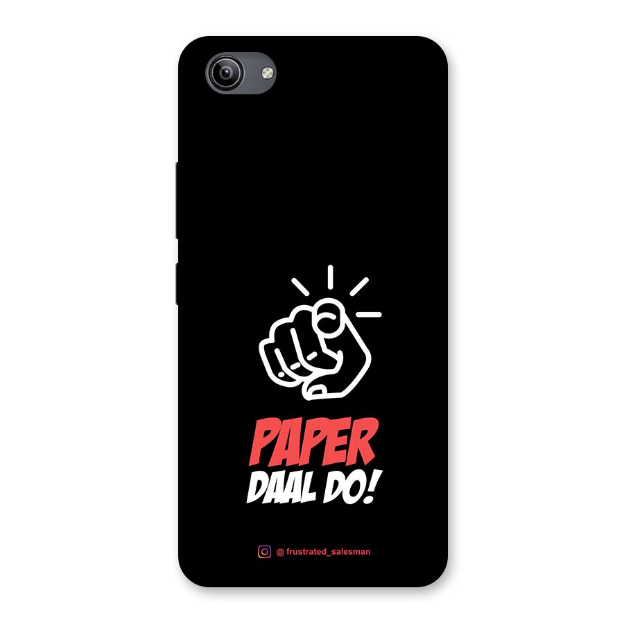Paper Daal Do Black Back Case for Vivo Y81i