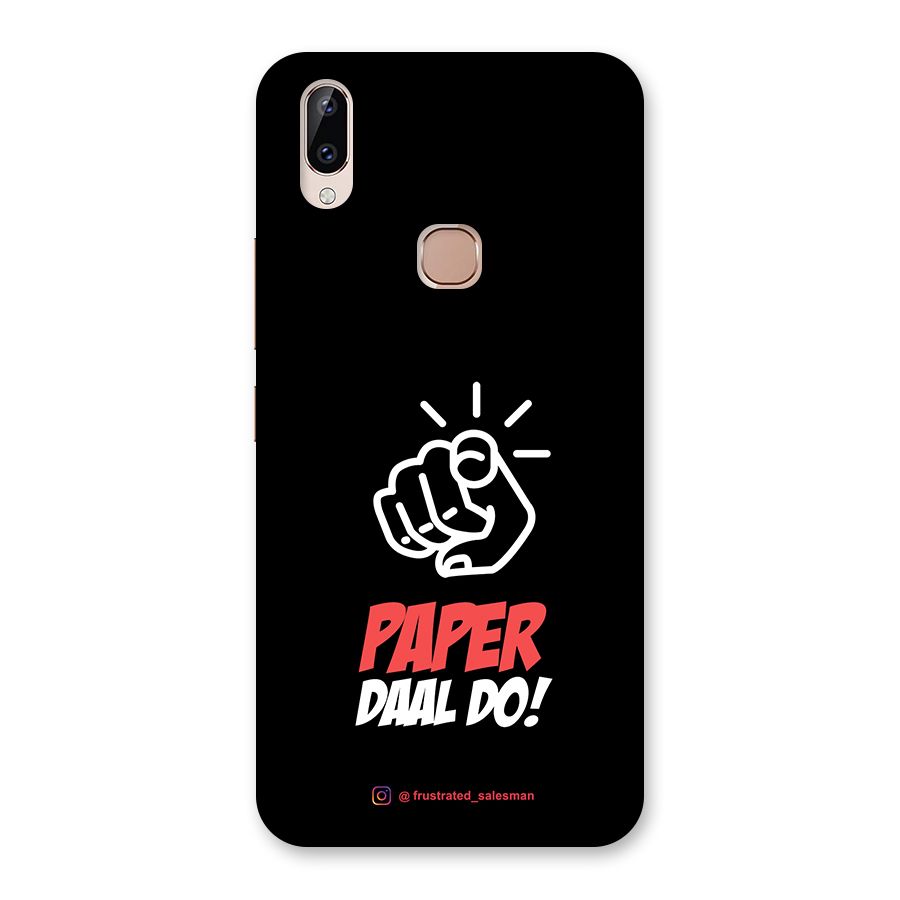 Paper Daal Do Black Back Case for Vivo Y83 Pro