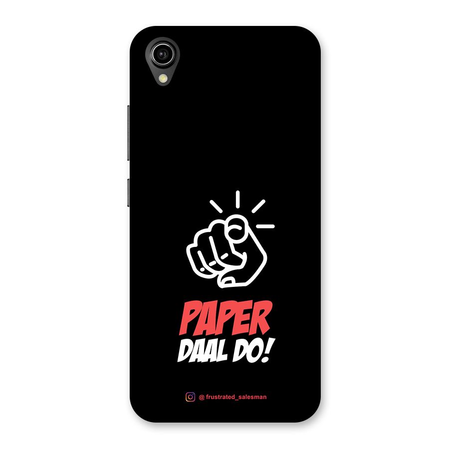 Paper Daal Do Black Back Case for Vivo Y90