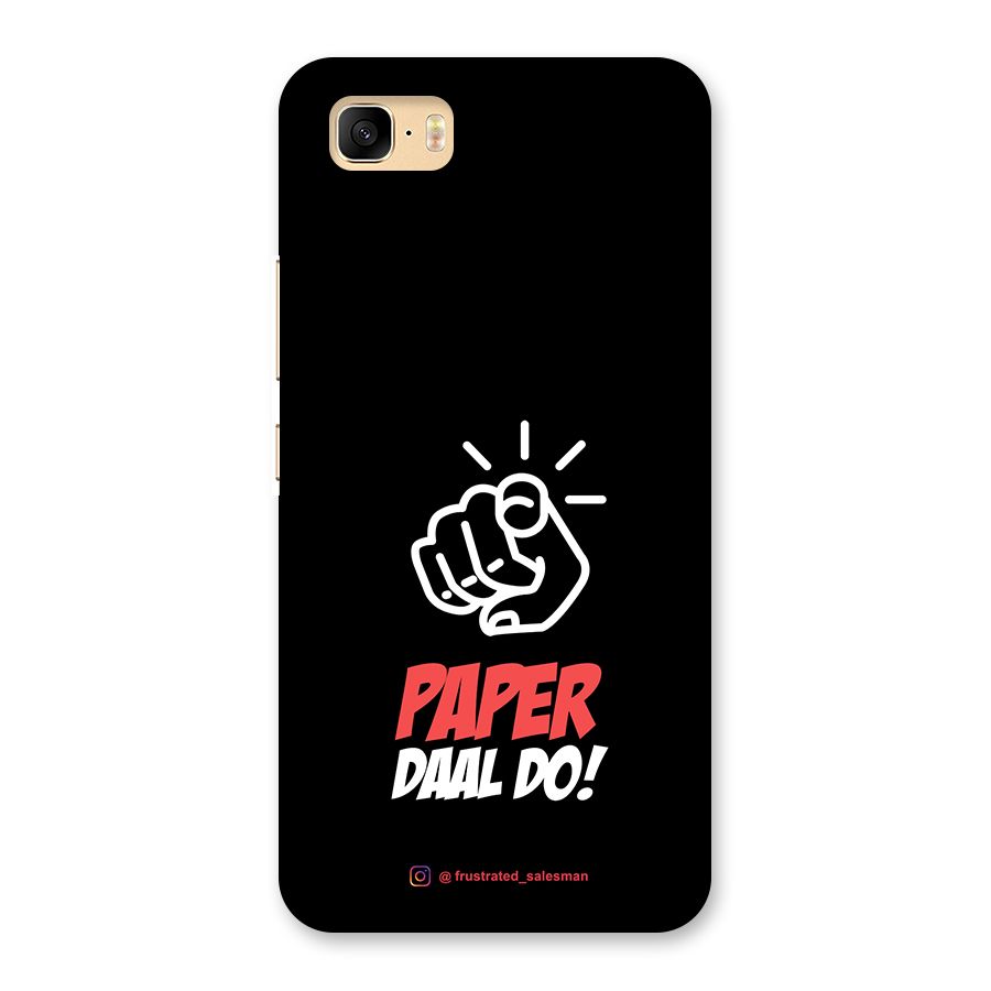 Paper Daal Do Black Back Case for Zenfone 3s Max