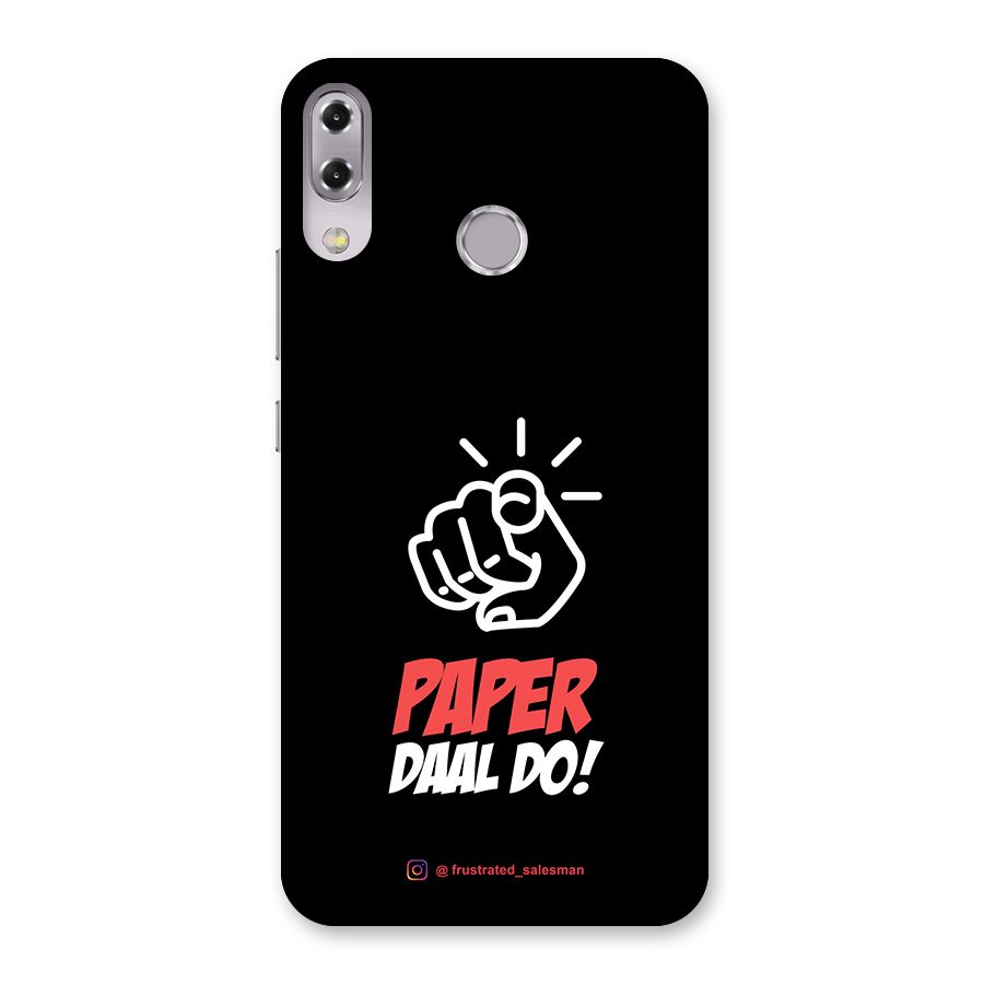 Paper Daal Do Black Back Case for Zenfone 5Z