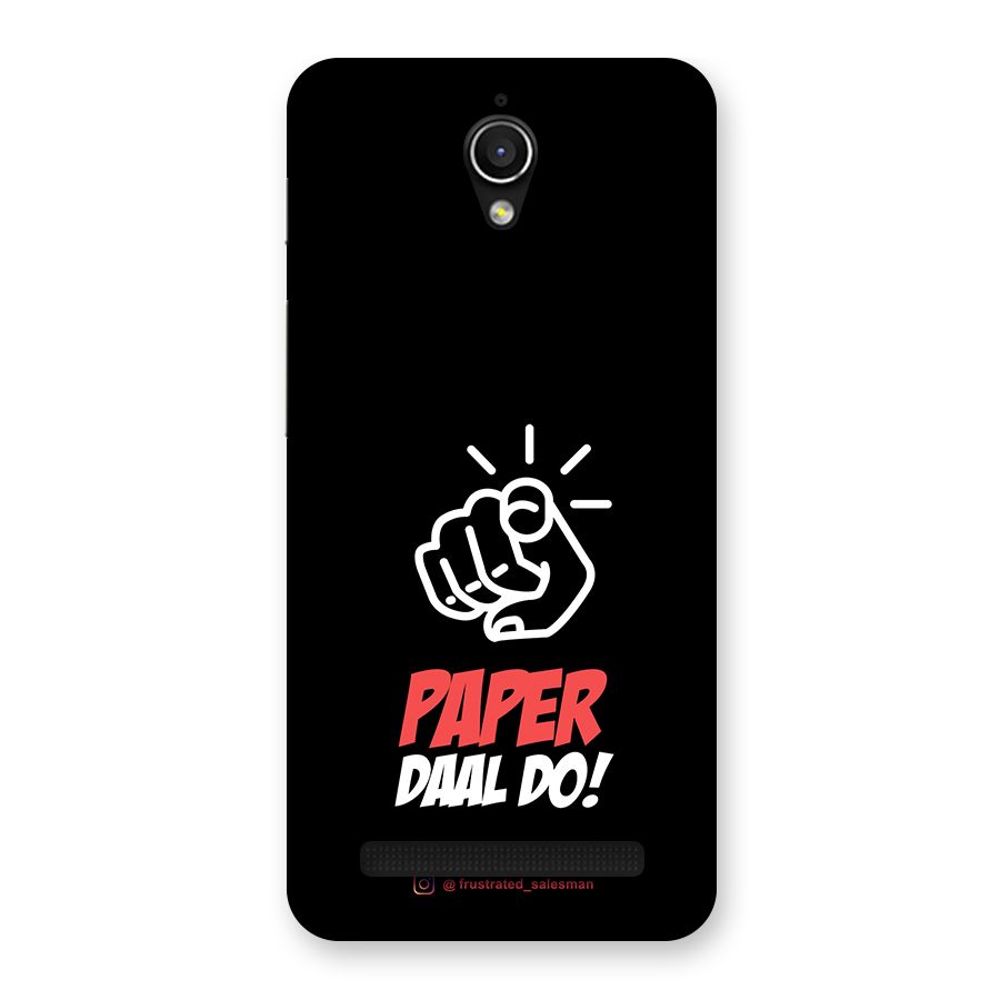 Paper Daal Do Black Back Case for Zenfone Go