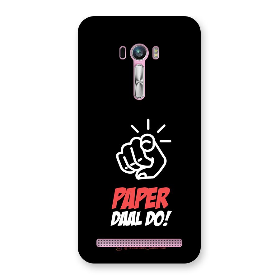 Paper Daal Do Black Back Case for Zenfone Selfie
