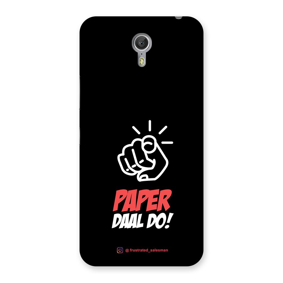 Paper Daal Do Black Back Case for Zuk Z1