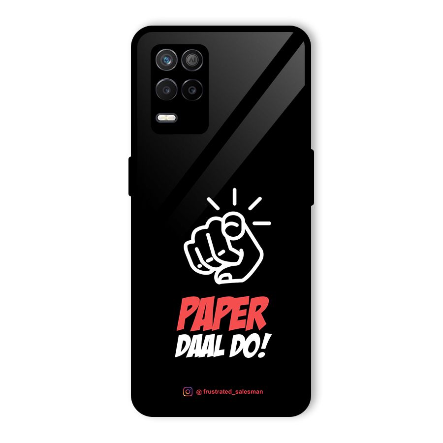 Paper Daal Do Black Glass Back Case for Realme 9 5G