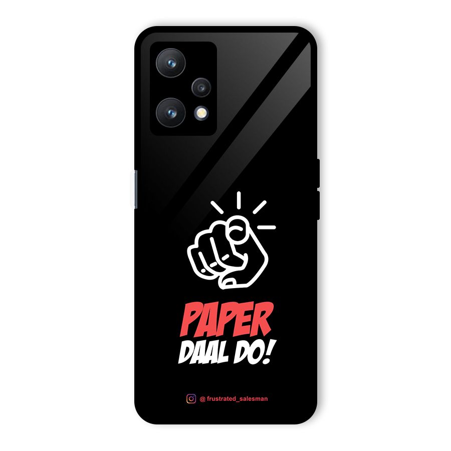 Paper Daal Do Black Glass Back Case for Realme 9 Pro 5G