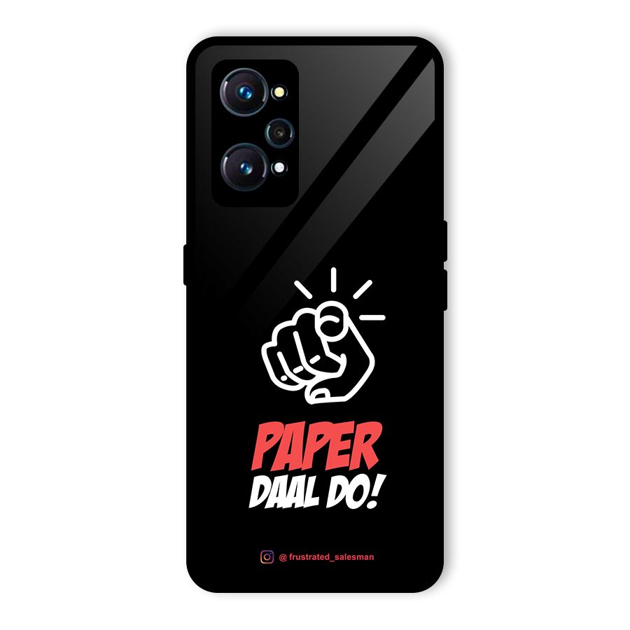 Paper Daal Do Black Glass Back Case for Realme GT Neo2