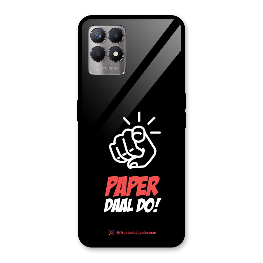 Paper Daal Do Black Glass Back Case for Realme Narzo 50