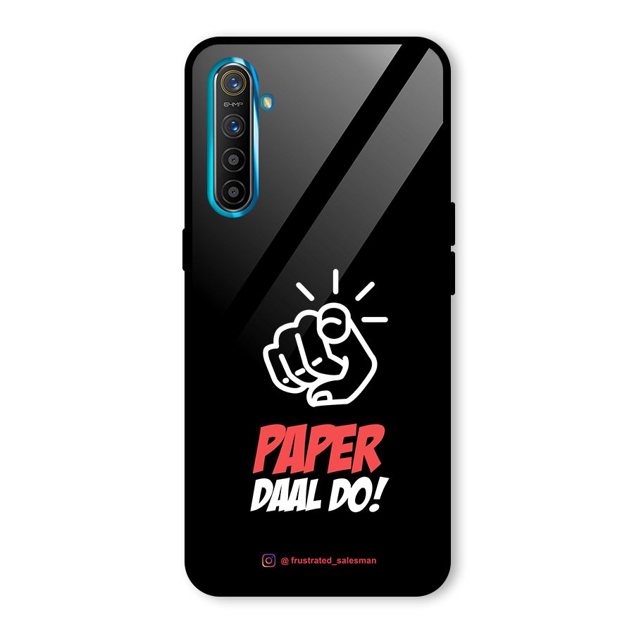 Paper Daal Do Black Glass Back Case for Realme X2