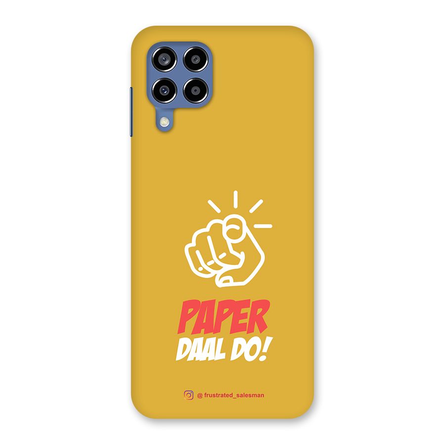 Paper Daal Do Mustard Yellow Back Case for Galaxy M53 5G