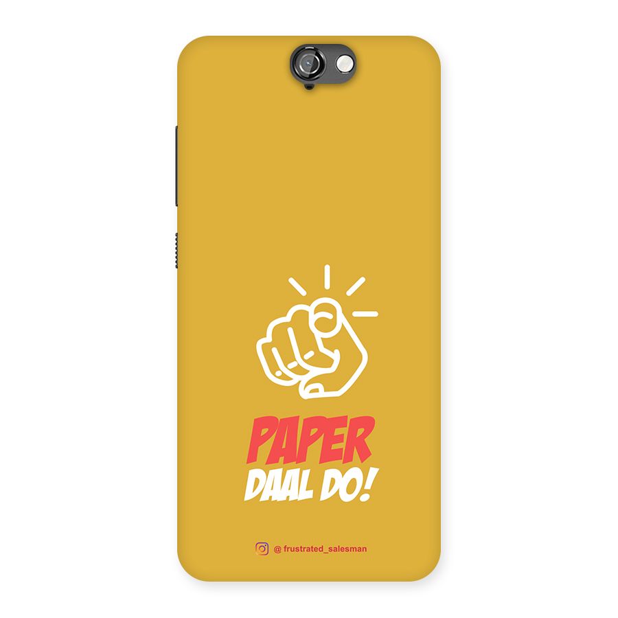 Paper Daal Do Mustard Yellow Back Case for HTC One A9