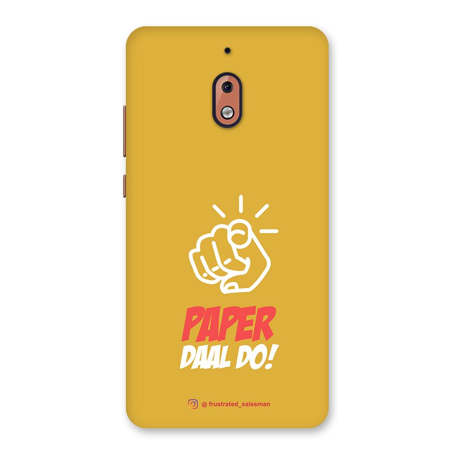 Paper Daal Do Mustard Yellow Back Case for Nokia 2.1
