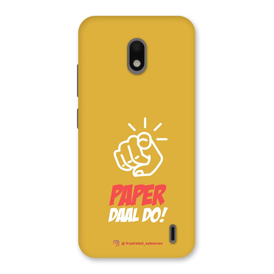 Paper Daal Do Mustard Yellow Back Case for Nokia 2.2