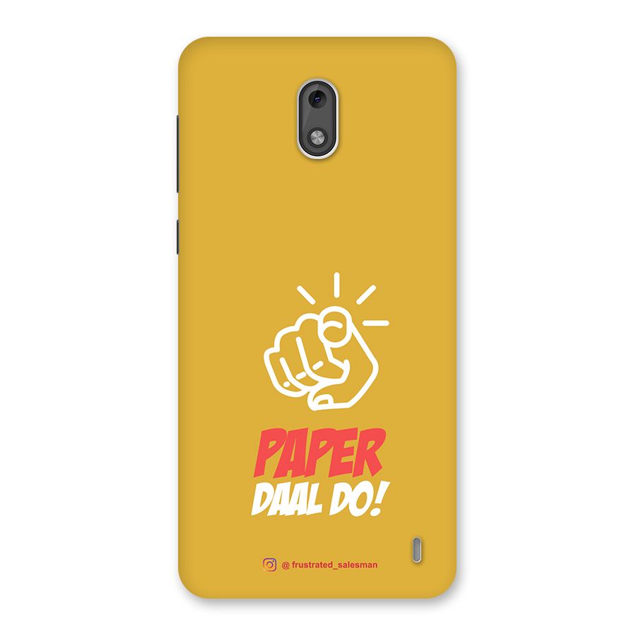 Paper Daal Do Mustard Yellow Back Case for Nokia 2