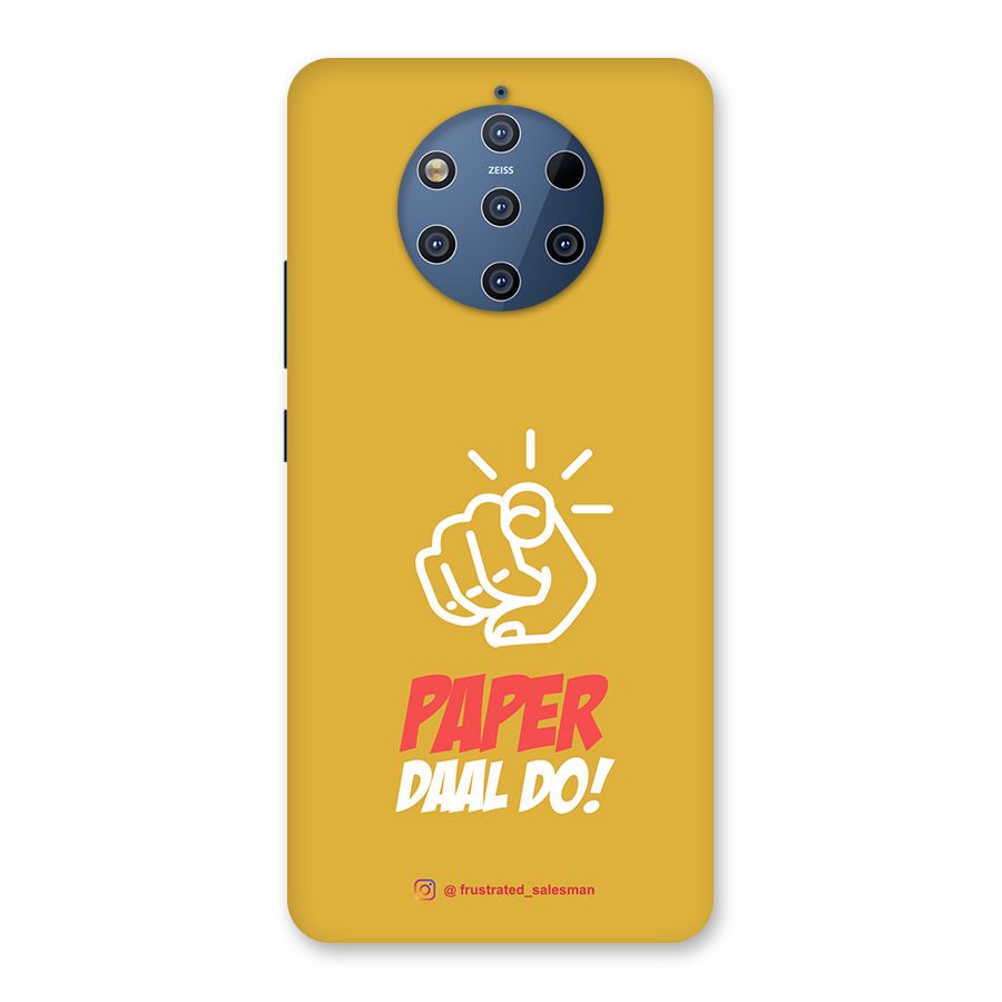 Paper Daal Do Mustard Yellow Back Case for Nokia 9 PureView