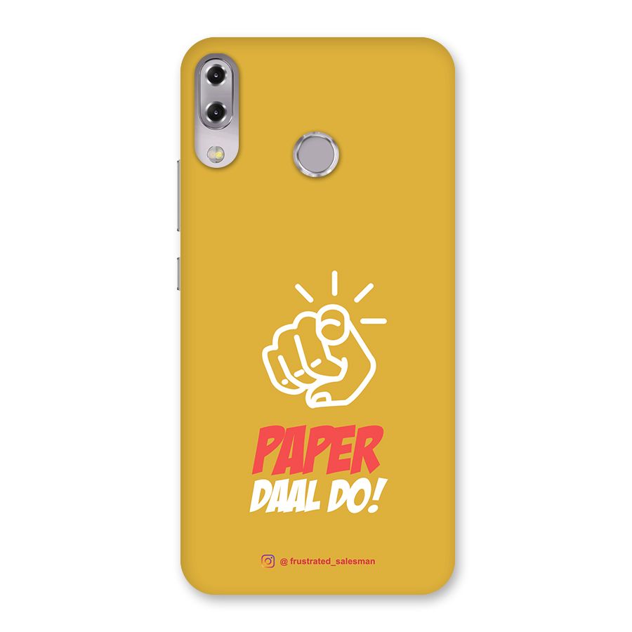 Paper Daal Do Mustard Yellow Back Case for Zenfone 5Z