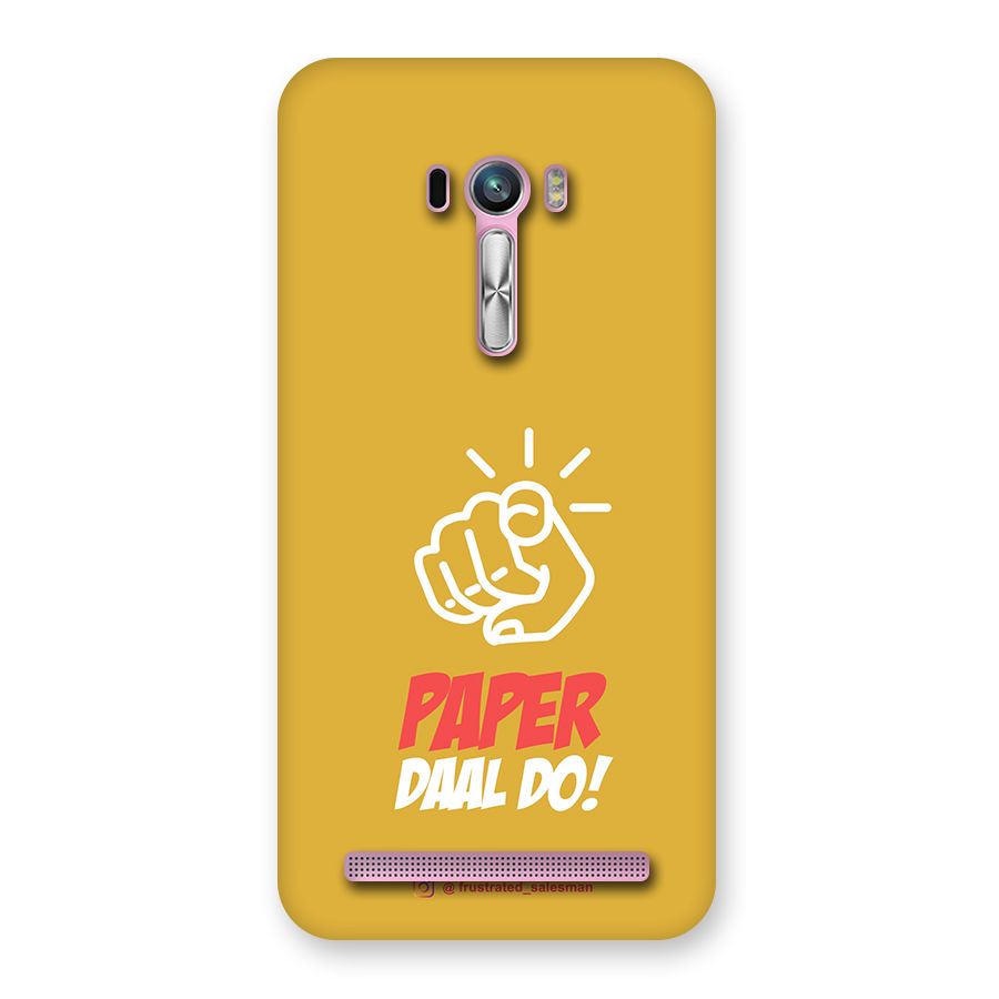Paper Daal Do Mustard Yellow Back Case for Zenfone Selfie