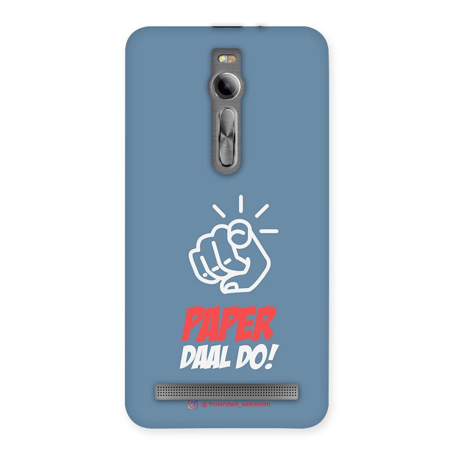 Paper Daal Do SteelBlue Back Case for Asus Zenfone 2