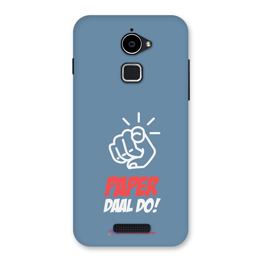 Paper Daal Do SteelBlue Back Case for Coolpad Note 3 Lite