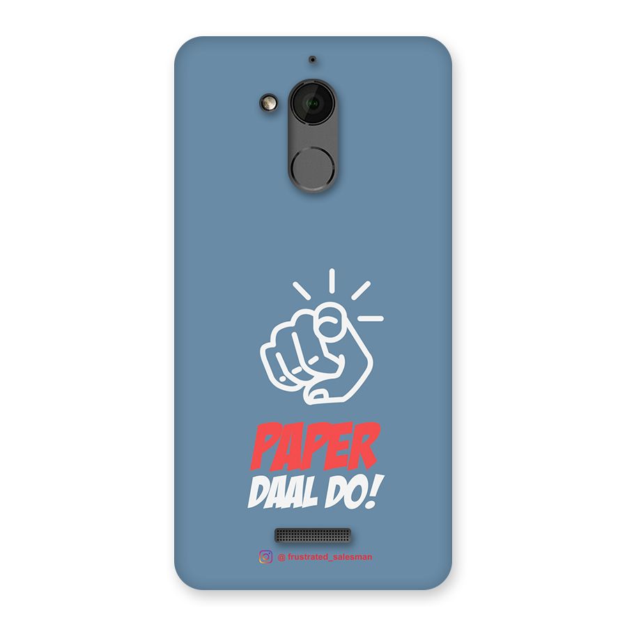 Paper Daal Do SteelBlue Back Case for Coolpad Note 5