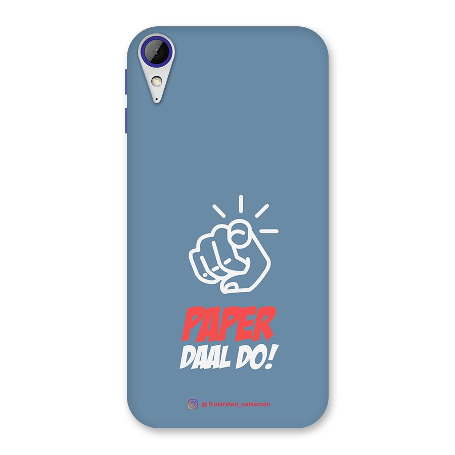 Paper Daal Do SteelBlue Back Case for Desire 830