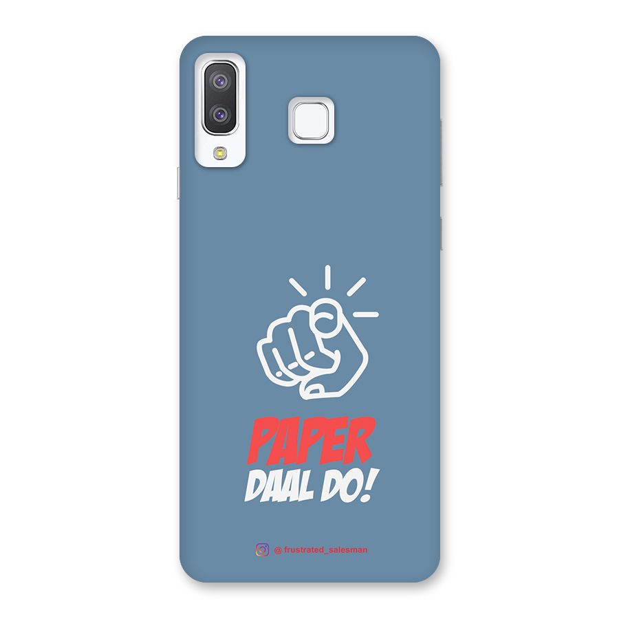 Paper Daal Do SteelBlue Back Case for Galaxy A8 Star