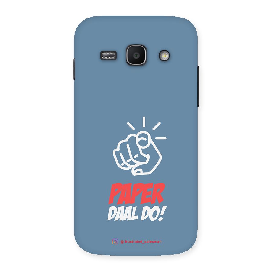 Paper Daal Do SteelBlue Back Case for Galaxy Ace 3